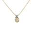 14k T-tone (0.20 Ct. Tw.) Hugs Kisses Diamond Necklace