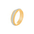 14k T-tone mill Edge Wedding Band (5mm)