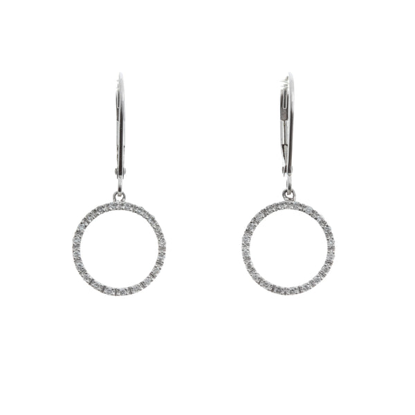 14k White Gold (0.25 Ct. Tw.) Earrings