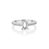 14K White Gold (0.26 Ct. Tw.) Lab Solitaire Engagement Ring