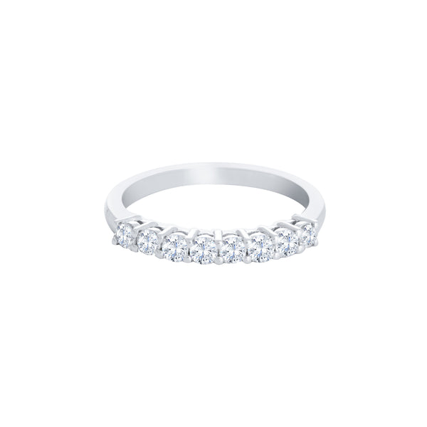 14k White Gold (0.65 Ct. Tw.) Diamond Wedding Band