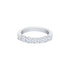 14k White Gold (0.90 Ct. Tw.) Double Gallery Wedding Band