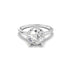 14K White Gold Arabella Round Bottom Halo Engagement Ring -