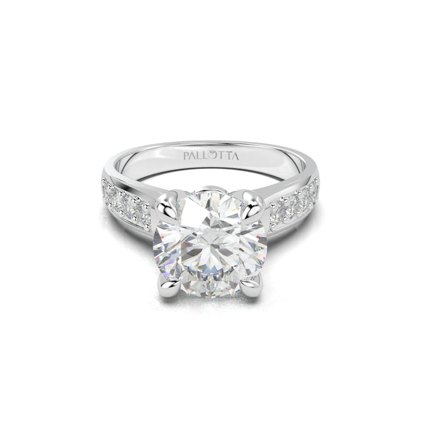 14K White Gold Mia Engagement Ring - Rings