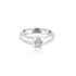 14k White Gold Solitaire Engagement Ring