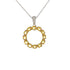 14k Yellow Gold (0.04 Ct. Tw.) Stone Diamond Necklace
