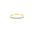 14K Yellow Gold (0.28 Ct. Tw.) Diamond Stack Ring - Rings