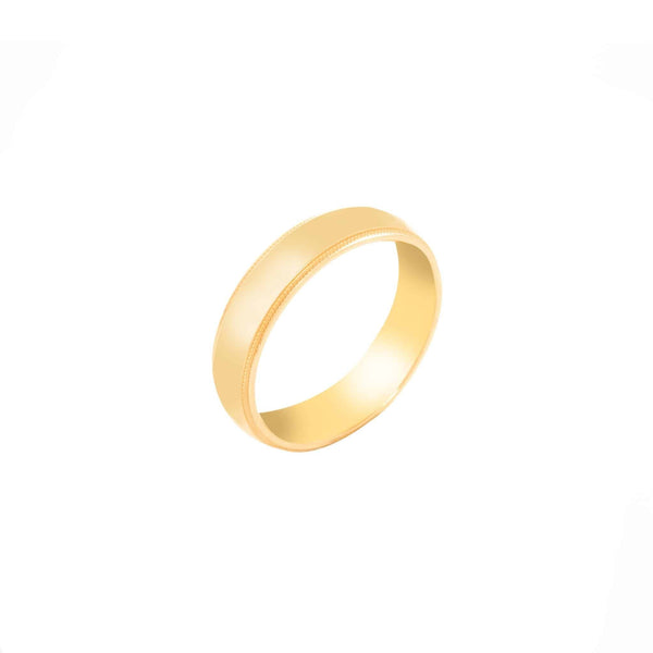 14k Yellow Gold Classic Wedding Band (5mm)