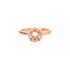 18k Rose Gold Halo Engagement Ring