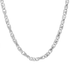 18k Solid White Gold Mancini Chain (20 5.05mm)