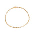 18k T-tone Gold Gucci Style Mancini Italy Bracelet