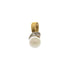 18k T-tone Pearl & Cubic Pendant