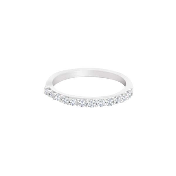 18k White Gold (0.25 Ct. Tw.) Diamond Wedding Band