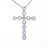 18k White Gold (0.30 Ct. Tw.) Infinity Diamond Cross 