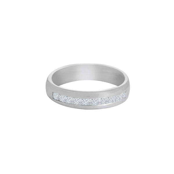 18k White Gold (0.45 Ct. Tw.) Diamond Wedding Band