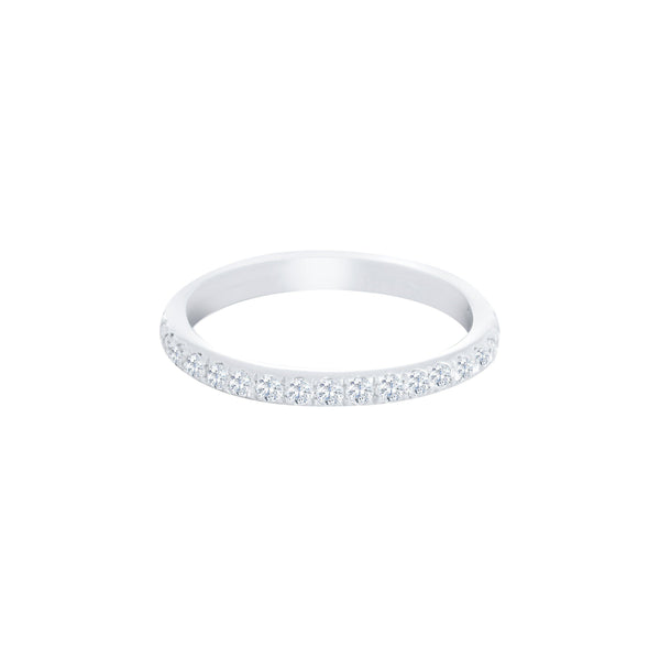 18k White Gold (0.80 Ct. Tw.) Eternity Wedding Band