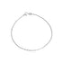 18k White Gold Ball & Bar thin Bracelet