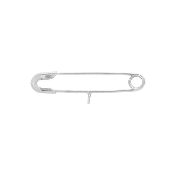 18k White Gold Basic Pin Clip