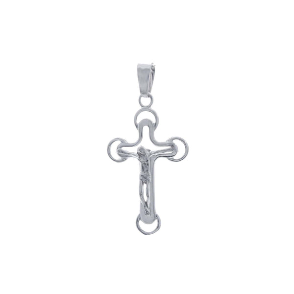 18k White Gold Cross Pendant