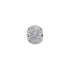 18k White Gold Cubic Round Slider Pendant