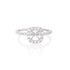 18K White Gold Cushion Halo (0.86 Ct. Tw)Engagement Ring -