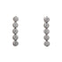 18k White Gold Double Gallery Drop Eloise Earrings