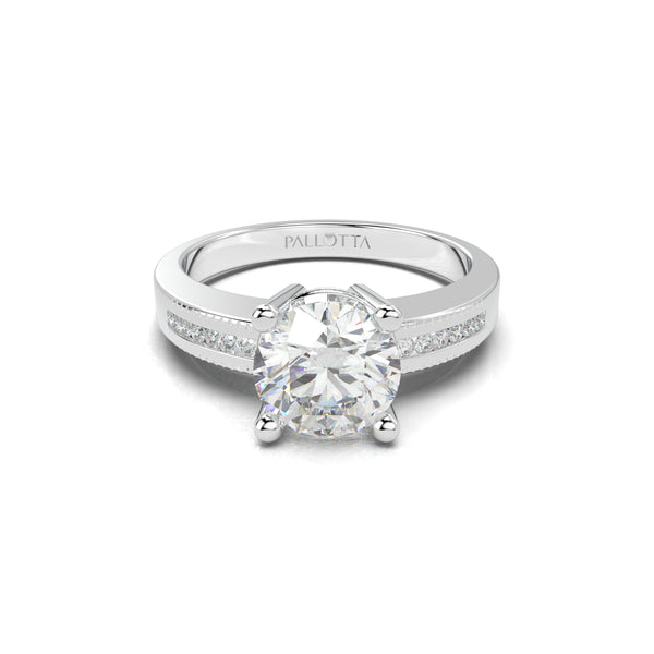 18K White Gold Emma Engagement Ring - Rings