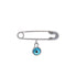 18k White Gold Evil Eye Baby Pendant