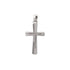 18k White Gold Fancy Jesus Cross Pendant