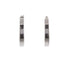 18k White Gold Hoop Kylie Earrings