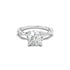 18K White Gold Katherine Swirl Engagement Ring - Rings