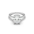 18K White Gold Oval Paige Engagement Ring - Rings