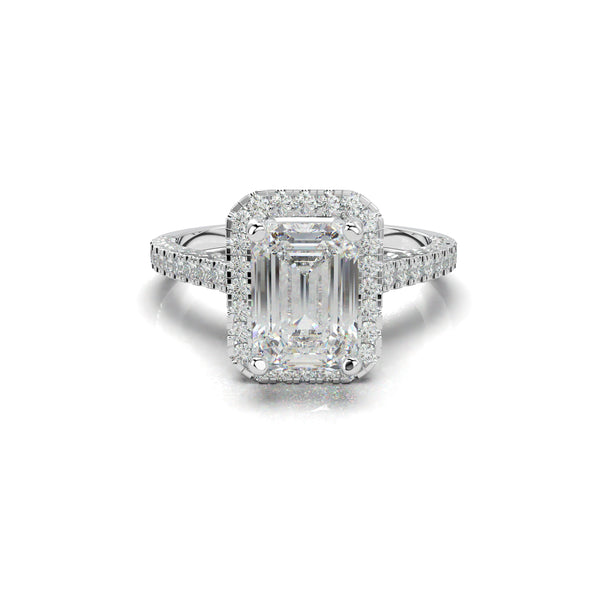 18K White Gold Radiant Juliette Engagement Ring