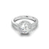 18K White Gold Reese Round Halo Engagement Ring - Rings