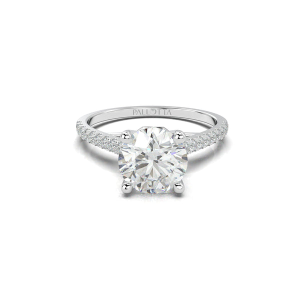 18K White Gold Sienna Engagement Ring - Rings