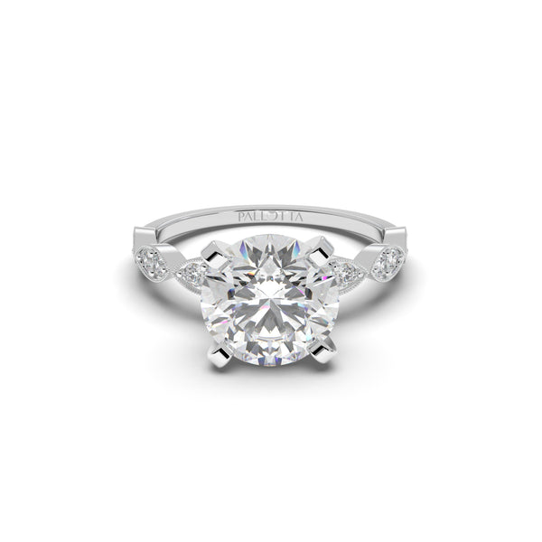 18K White Gold Sierra Engagement Ring - Rings