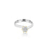 18k White Gold Solitaire Engagement Ring