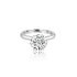 18k White Gold Solitaire Engagement Ring