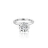 18k White Gold Solitaire Engagement Ring