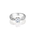 18k White Gold Tiffany Style Engagement Ring