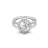 18K White Gold Viviana Halo Engagement Ring - Rings