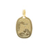 18k Yellow Gold Baptismal Large Pendant