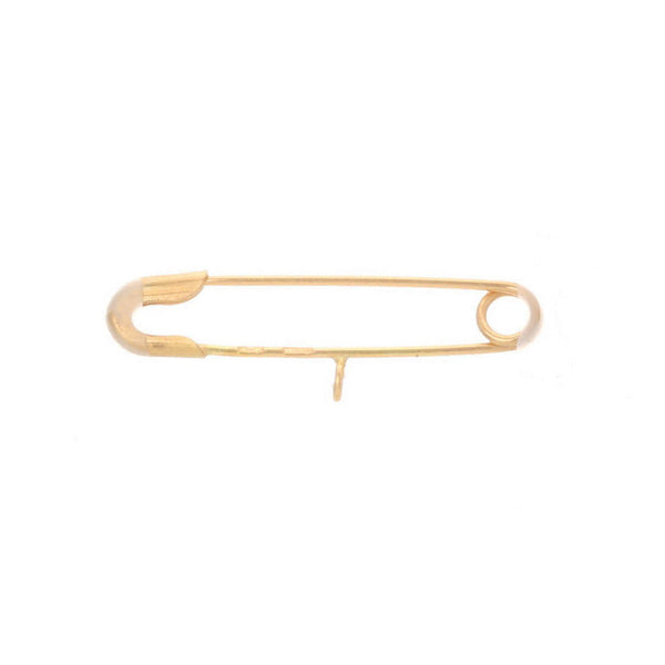 18k Yellow Gold Basic Pin Clip