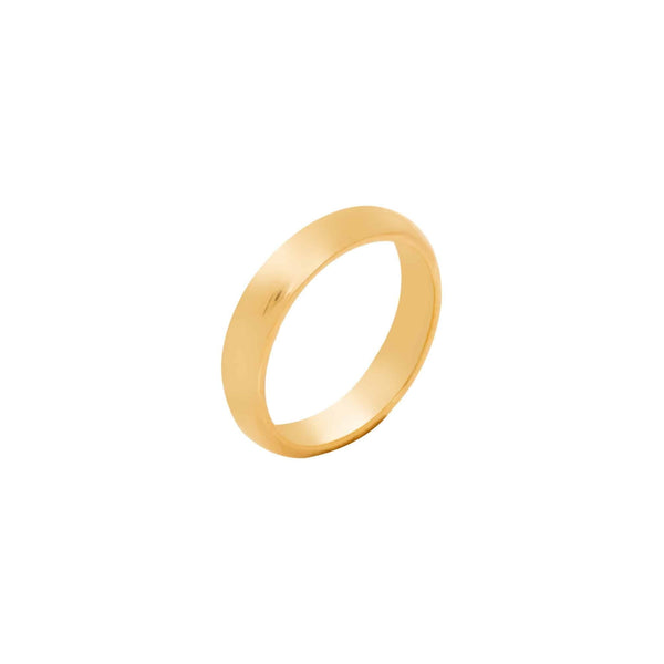 18k Yellow Gold Classic Wedding Band (4mm)