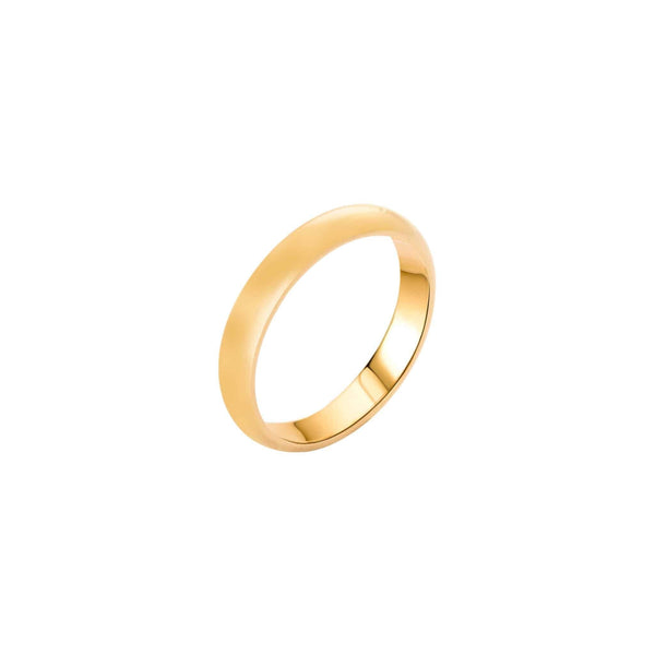 18k Yellow Gold Classic Wedding Band (4mm)