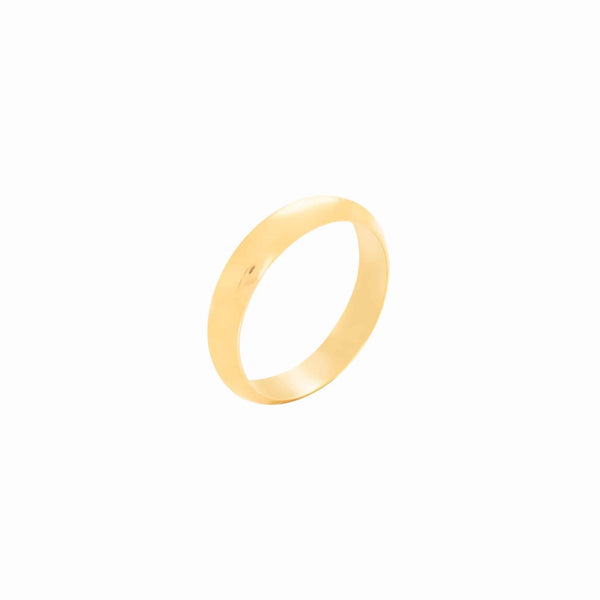 18k Yellow Gold Classic Wedding Band (4mm)