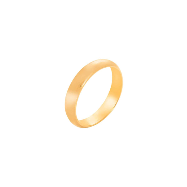 18k Yellow Gold Classic Wedding Band (4mm)