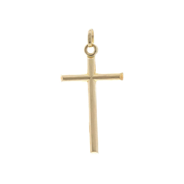 18k Yellow Gold Cross Pendant