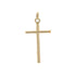 18k Yellow Gold Cross Pendant