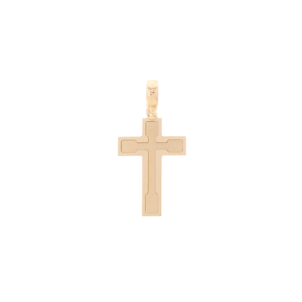 18k Yellow Gold Cross Pendant